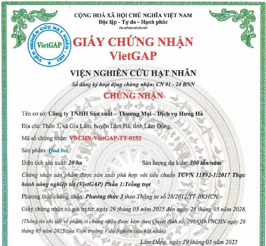 VietGAP (Vietnamese Good Agricultural Practices)
